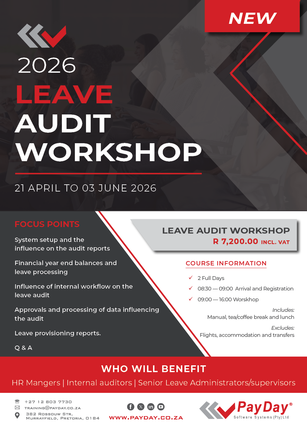 Leave Audit Workshop
